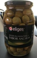 Aceituna manzanilla sabor anchoa
