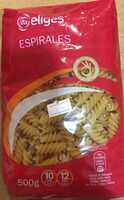 Pasta espirales