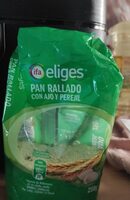 Pan rallado con ajo y perejil