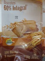Biscotes 60% Integrales