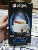 Café molido mezcla descafeinado