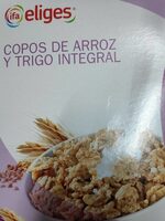 Copos de arroz y trigo integral