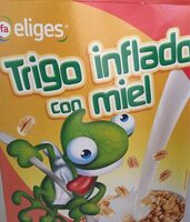 Trigo inflado con miel