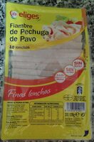 Fiambre de pechuga de pavo