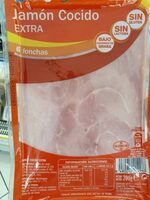 Jamón cocido 85% extra finas lonchas