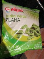 Judía verde plana troceada ultracongelada