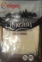 Queso en lonchas oveja tierno
