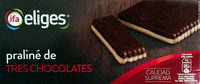 Praliné de tres chocolates
