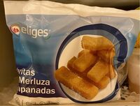 Varitas de merluza empanadas