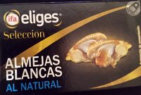 Almejas blancas al natural