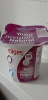 Yogur desnatado natural edulcorado