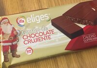 Turrón de chocolate crujiente