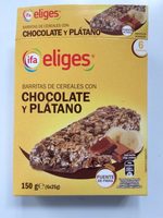 Barrita de Cereales chocolate y plátano
