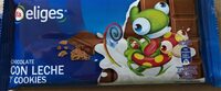 Chocolate con leche y cookies
