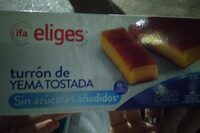 Turrón de yema tostada