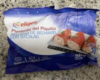 Pimiento del piquillo relleno de bechamel con bacalao