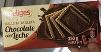 Galleta tableta chocolate con leche