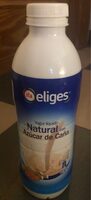 Yogur líquido natural con azúcar de caña