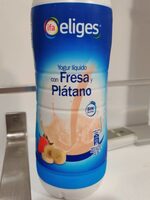 Yogur líquido con Fresa y Platano