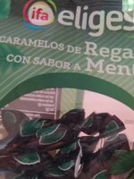 Caramelos de regaliz con sabor a menta