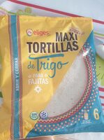 Maxi tortillas de trigo
