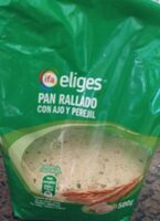 Pan rallado con ajo y perejil