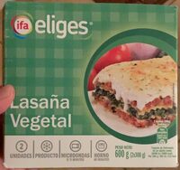 Lasaña vegetal