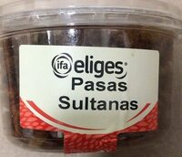 Uvas pasas sultanas sin semilla