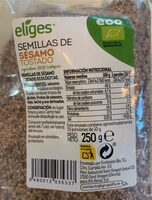 Semillas de sésamo tostado
