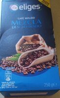 Café molido mezcla descafeinado