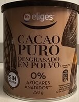 Cacao Puro Desgrasado En Polvo