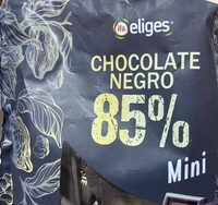 Chocolate negro 85%