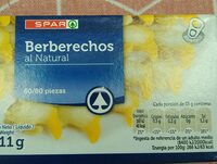 Berberechos al natural