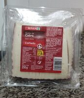 Queso cabra semicurado cortado