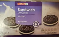 Sandwich de cacao relleno