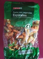 Espirales con vegetales