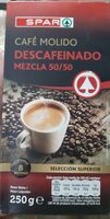 Café molido descafeinado mezcla