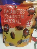Cacahuetes recubiertos de chocolate