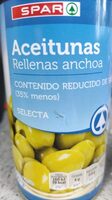 Aceitunas rellenas de anchoa