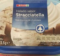 Helado sabor stracciatella