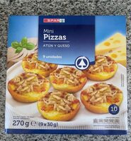 Mini Pizzas atún y queso