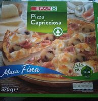 Pizza capricciosa masa fina