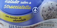 Helado sabor a stracciatella