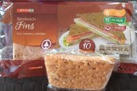 Sandwich fins con cereales y semillas