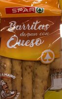 Barritas de pan con queso