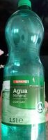 Agua mineral con gas