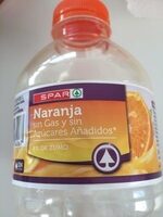 Naranja sin gas y sin azucares