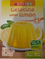 Gelatina sabor limón