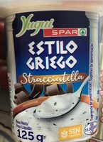 Yogur estilo griego stracciatella