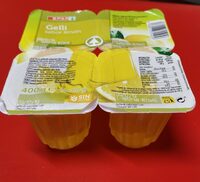 Gelatina sabor limón